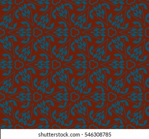 Modern stylish texture.Stylish background with fancy elements. Vector seamless pattern.