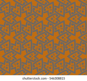 Modern stylish texture.Stylish background with fancy elements. Vector seamless pattern.