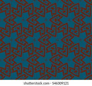 Modern stylish texture.Stylish background with fancy elements. Vector seamless pattern.