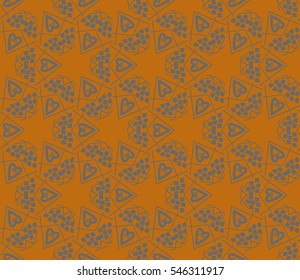 Modern stylish texture.Stylish background with fancy elements. Vector seamless pattern.