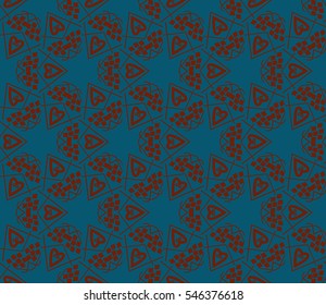 Modern stylish texture.Stylish background with fancy elements. Vector seamless pattern.