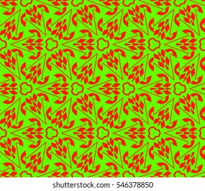 Modern stylish texture.Stylish background with fancy elements. Vector seamless pattern.