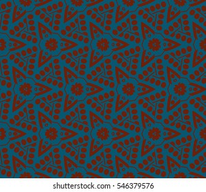 Modern stylish texture.Stylish background with fancy elements. Vector seamless pattern.