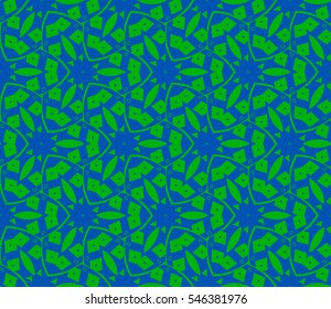 Modern stylish texture.Stylish background with fancy elements. Vector seamless pattern.
