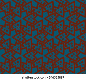 Modern stylish texture.Stylish background with fancy elements. Vector seamless pattern.
