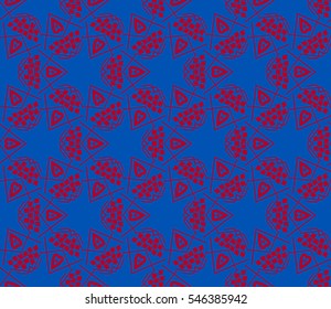 Modern stylish texture.Stylish background with fancy elements. Vector seamless pattern.