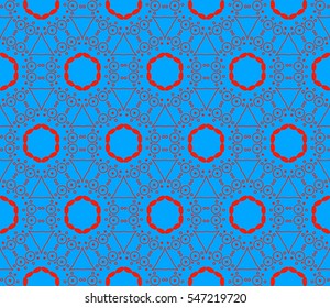 Modern stylish texture.Stylish background with fancy elements. Vector seamless pattern.