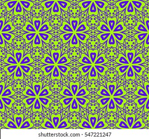 Modern stylish texture.Stylish background with fancy elements. Vector seamless pattern.