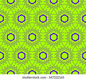 Modern stylish texture.Stylish background with fancy elements. Vector seamless pattern.