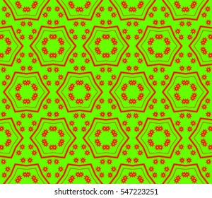 Modern stylish texture.Stylish background with fancy elements. Vector seamless pattern.