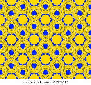 Modern stylish texture.Stylish background with fancy elements. Vector seamless pattern.