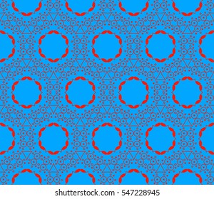 Modern stylish texture.Stylish background with fancy elements. Vector seamless pattern.