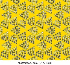 Modern stylish texture.Stylish background with fancy elements. Vector seamless pattern.