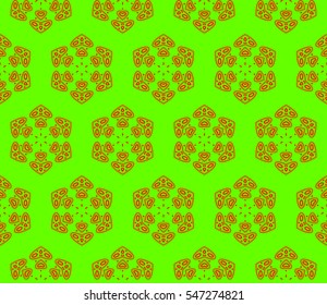 Modern stylish texture.Stylish background with fancy elements. Vector seamless pattern.