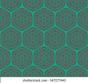 Modern stylish texture.Stylish background with fancy elements. Vector seamless pattern.