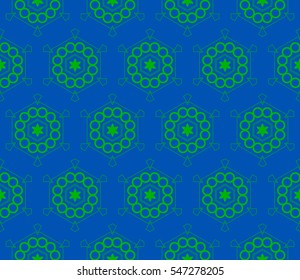 Modern stylish texture.Stylish background with fancy elements. Vector seamless pattern.