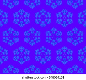 Modern stylish texture.Stylish background with fancy elements. Vector seamless pattern.