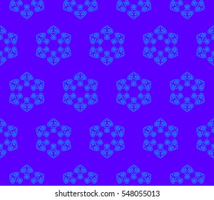Modern stylish texture.Stylish background with fancy elements. Vector seamless pattern.