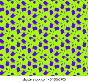 Modern stylish texture.Stylish background with fancy elements. Vector seamless pattern.