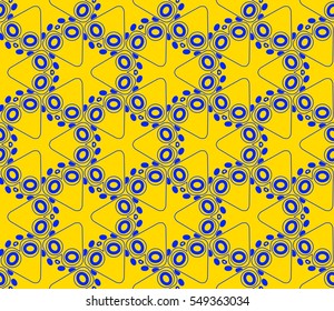 Modern stylish texture.Stylish background with fancy elements. Vector seamless pattern.