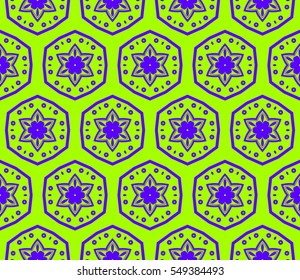 Modern stylish texture.Stylish background with fancy elements. Vector seamless pattern.