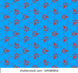 Modern stylish texture.Stylish background with fancy elements. Vector seamless pattern.