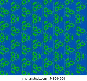 Modern stylish texture.Stylish background with fancy elements. Vector seamless pattern.