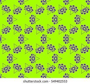 Modern stylish texture.Stylish background with fancy elements. Vector seamless pattern.