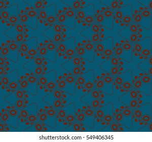Modern stylish texture.Stylish background with fancy elements. Vector seamless pattern.