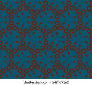 Modern stylish texture.Stylish background with fancy elements. Vector seamless pattern.