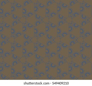 Modern stylish texture.Stylish background with fancy elements. Vector seamless pattern.
