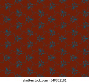 Modern stylish texture.Stylish background with fancy elements. Vector seamless pattern.