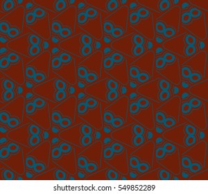 Modern stylish texture.Stylish background with fancy elements. Vector seamless pattern.