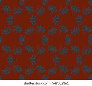 Modern stylish texture.Stylish background with fancy elements. Vector seamless pattern.