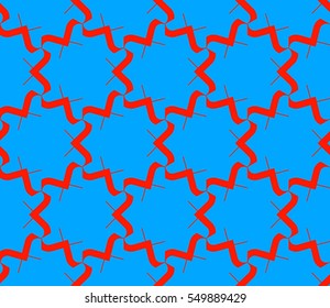 Modern stylish texture.Stylish background with fancy elements. Vector seamless pattern.