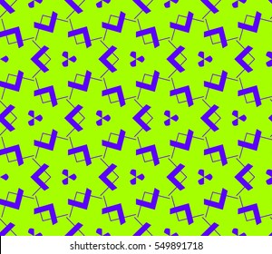 Modern stylish texture.Stylish background with fancy elements. Vector seamless pattern.