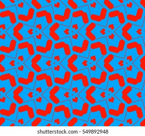 Modern stylish texture.Stylish background with fancy elements. Vector seamless pattern.