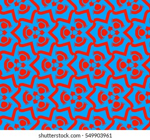 Modern stylish texture.Stylish background with fancy elements. Vector seamless pattern.