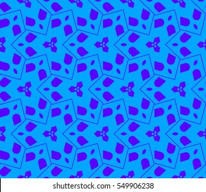 Modern stylish texture.Stylish background with fancy elements. Vector seamless pattern.
