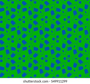 Modern stylish texture.Stylish background with fancy elements. Vector seamless pattern.