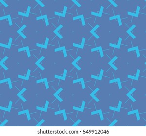 Modern stylish texture.Stylish background with fancy elements. Vector seamless pattern.