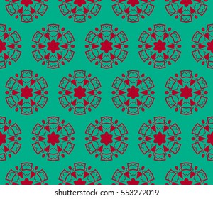 Modern stylish texture.Stylish background with fancy elements. Vector seamless pattern.
