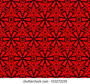 Modern stylish texture.Stylish background with fancy elements. Vector seamless pattern.