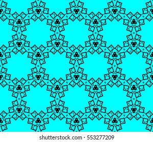 Modern stylish texture.Stylish background with fancy elements. Vector seamless pattern.