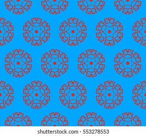 Modern stylish texture.Stylish background with fancy elements. Vector seamless pattern.