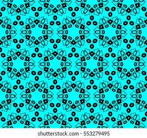 Modern stylish texture.Stylish background with fancy elements. Vector seamless pattern.