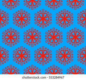 Modern stylish texture.Stylish background with fancy elements. Vector seamless pattern.