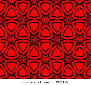Modern stylish texture.Stylish background with fancy elements. Vector seamless pattern.