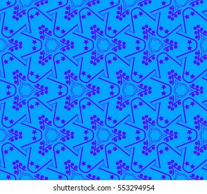 Modern stylish texture.Stylish background with fancy elements. Vector seamless pattern.