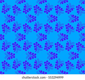 Modern stylish texture.Stylish background with fancy elements. Vector seamless pattern.